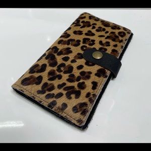 Cheetah print wallet